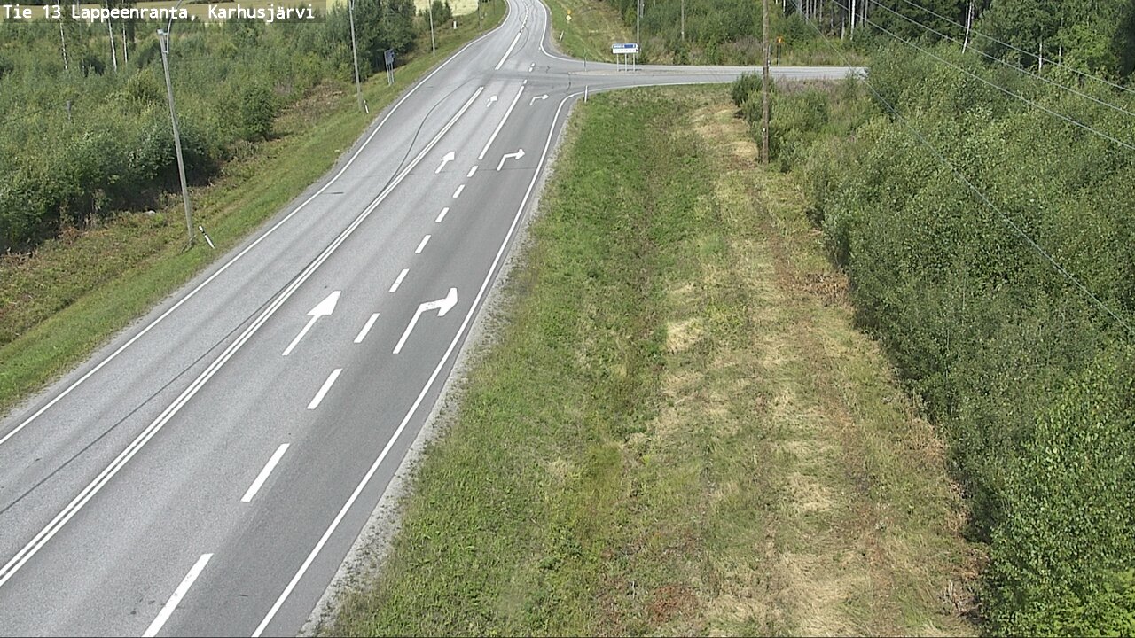 Kelikamerat Kuva Tie 13 Karhusjärvi, Lappeenranta, Etelä-Karjala