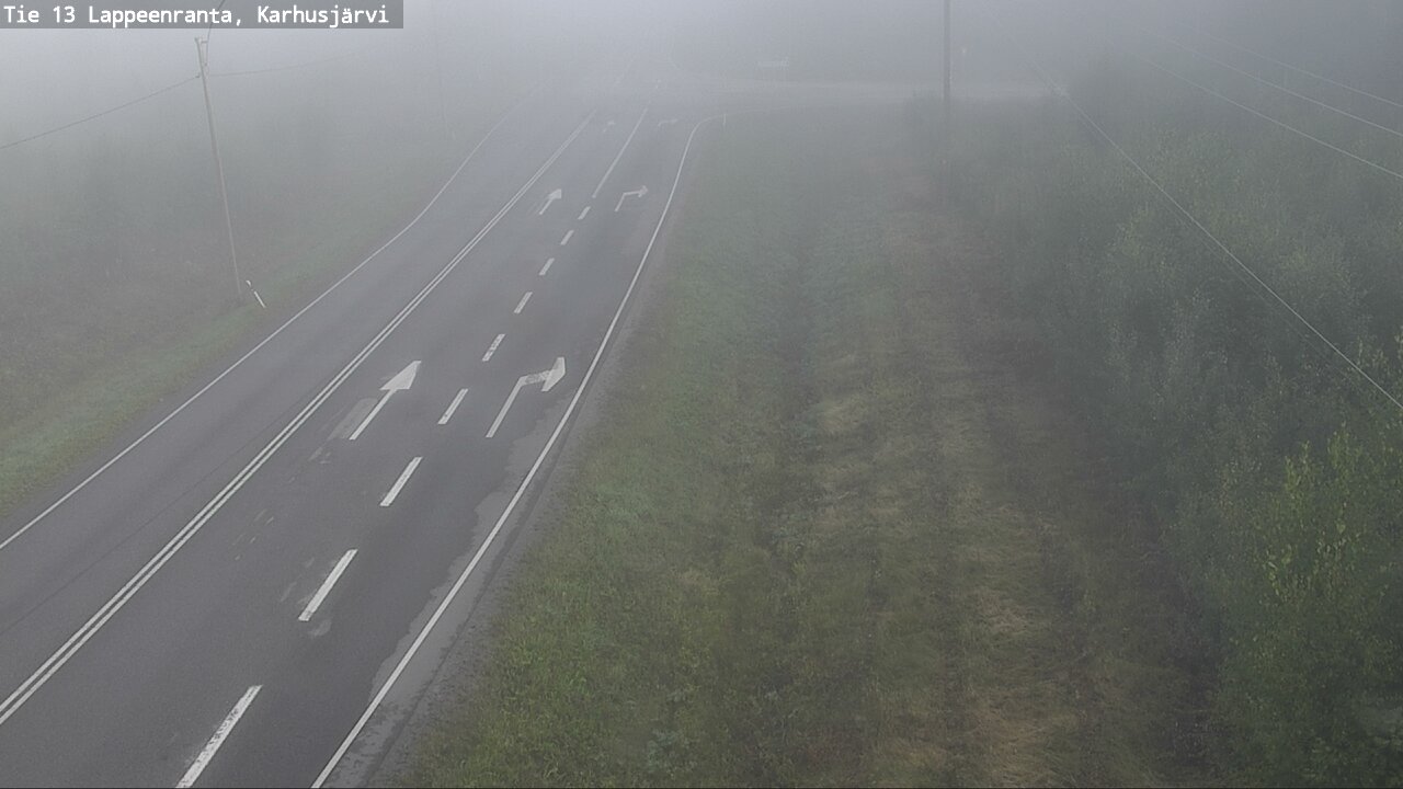 Weather Camera Image Road 13 Karhusjärvi, Lappeenranta, Etelä-Karjala