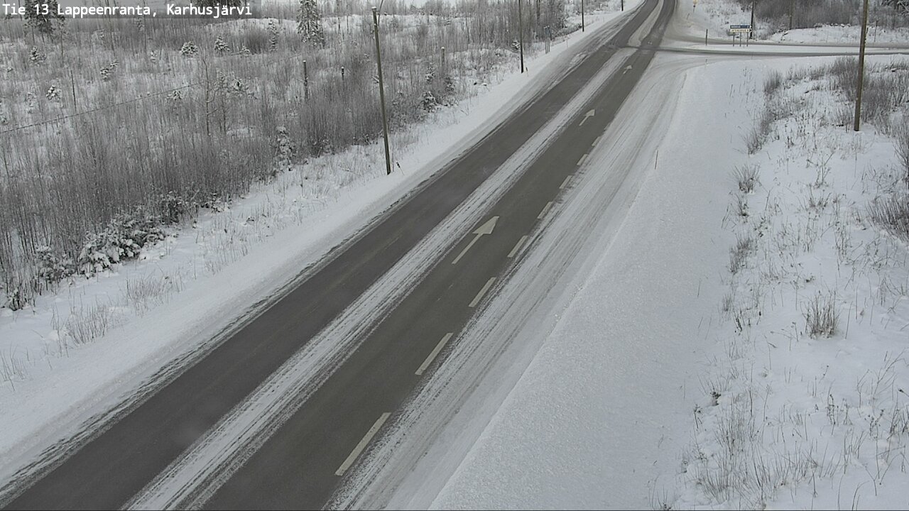 Weather Camera Image Road 13 Karhusjärvi, Lappeenranta, Etelä-Karjala