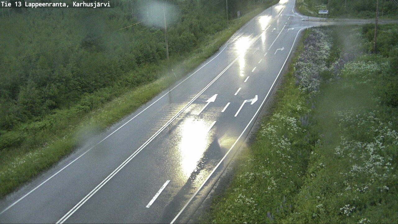 Kelikamerat Kuva Tie 13 Karhusjärvi, Lappeenranta, Etelä-Karjala