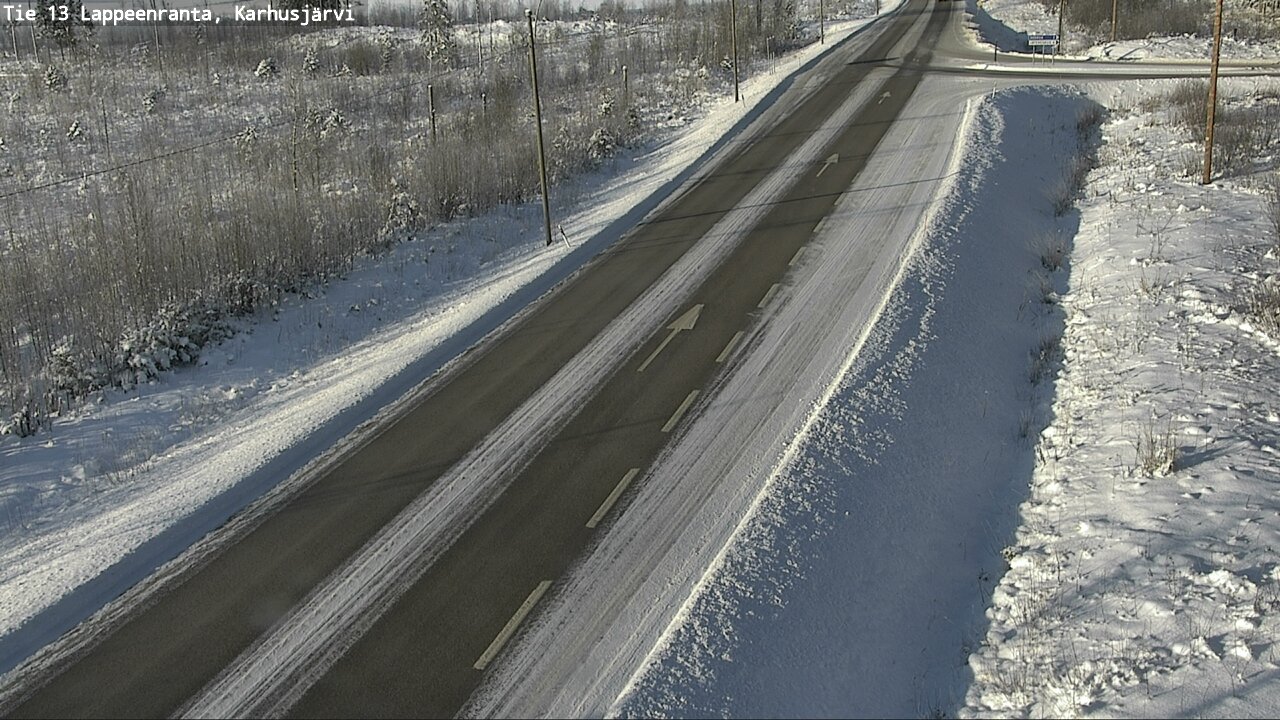 Weather Camera Image Road 13 Karhusjärvi, Lappeenranta, Etelä-Karjala