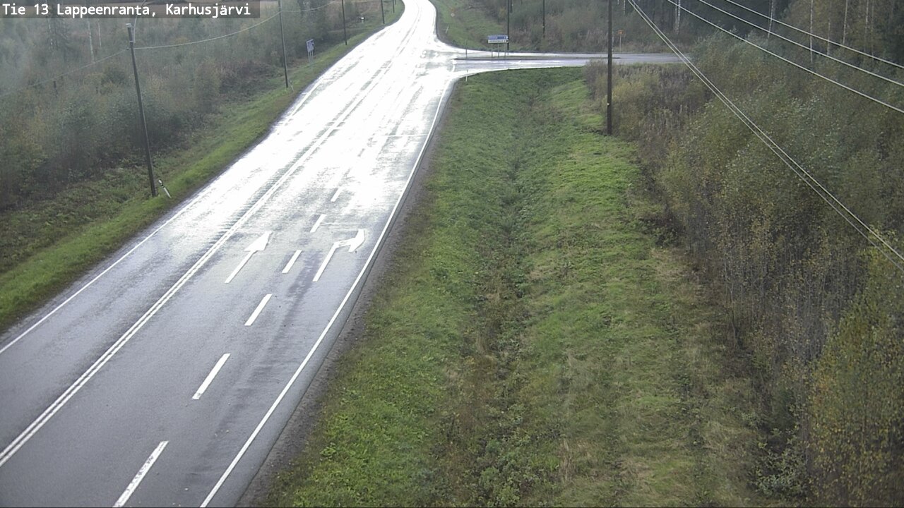 Weather Camera Image Road 13 Karhusjärvi, Lappeenranta, Etelä-Karjala