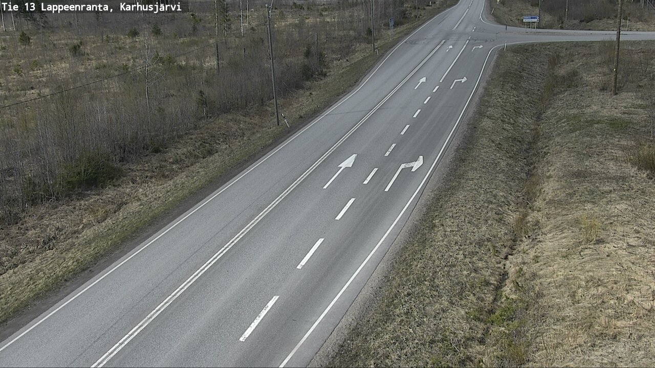 Kelikamerat Kuva Tie 13 Karhusjärvi, Lappeenranta, Etelä-Karjala