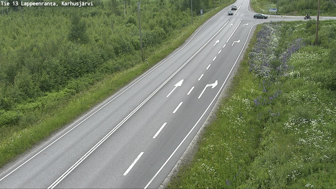 Kelikamerat Kuva Tie 13 Karhusjärvi, Lappeenranta, Etelä-Karjala