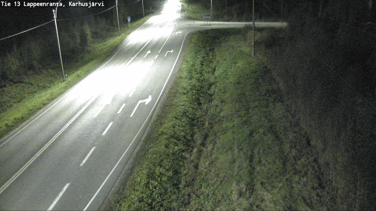Weather Camera Image Road 13 Karhusjärvi, Lappeenranta, Etelä-Karjala