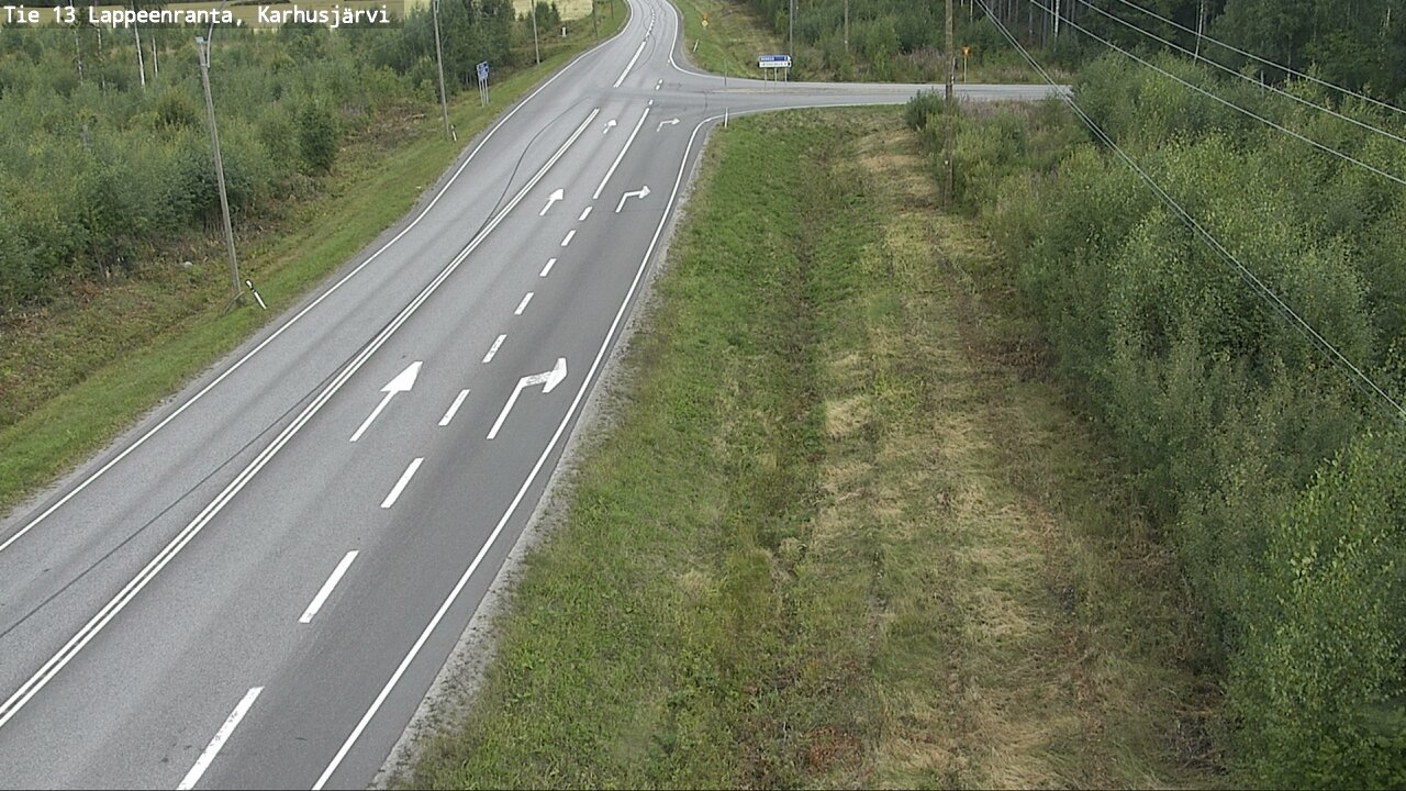 Kelikamerat Kuva Tie 13 Karhusjärvi, Lappeenranta, Etelä-Karjala