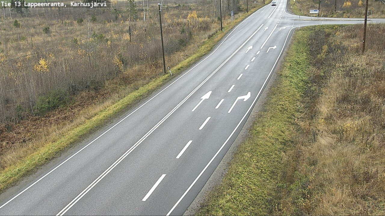 Kelikamerat Kuva Tie 13 Karhusjärvi, Lappeenranta, Etelä-Karjala