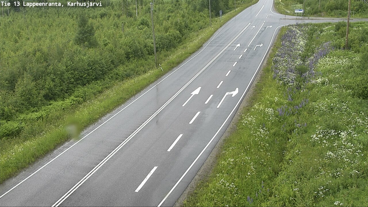 Kelikamerat Kuva Tie 13 Karhusjärvi, Lappeenranta, Etelä-Karjala