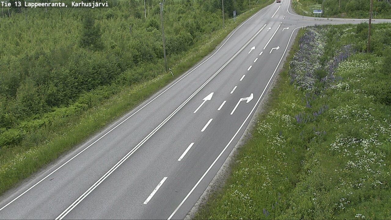 Kelikamerat Kuva Tie 13 Karhusjärvi, Lappeenranta, Etelä-Karjala