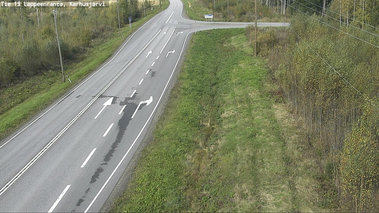 Kelikamerat Kuva Tie 13 Karhusjärvi, Lappeenranta, Etelä-Karjala