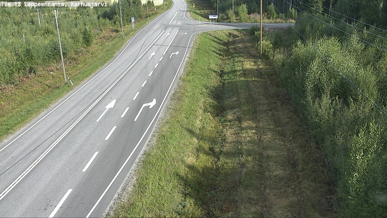 Kelikamerat Kuva Tie 13 Karhusjärvi, Lappeenranta, Etelä-Karjala