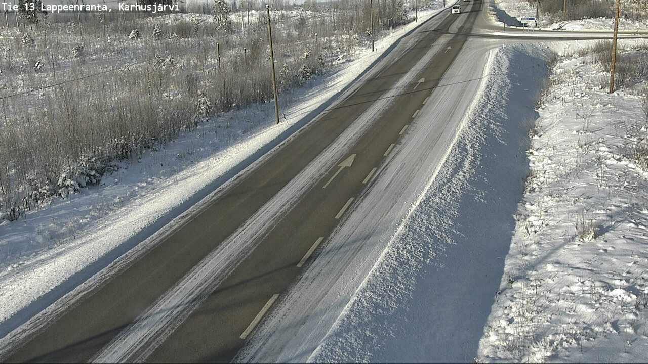 Weather Camera Image Road 13 Karhusjärvi, Lappeenranta, Etelä-Karjala