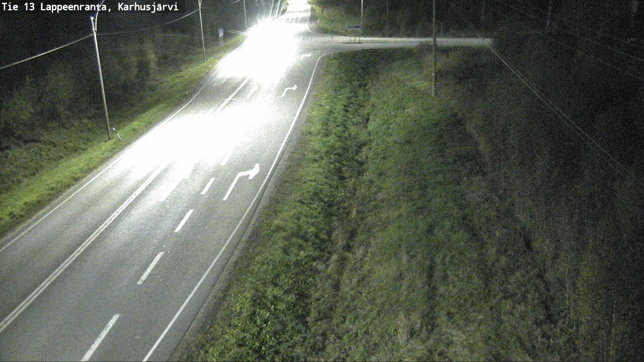Weather Camera Image Road 13 Karhusjärvi, Lappeenranta, Etelä-Karjala