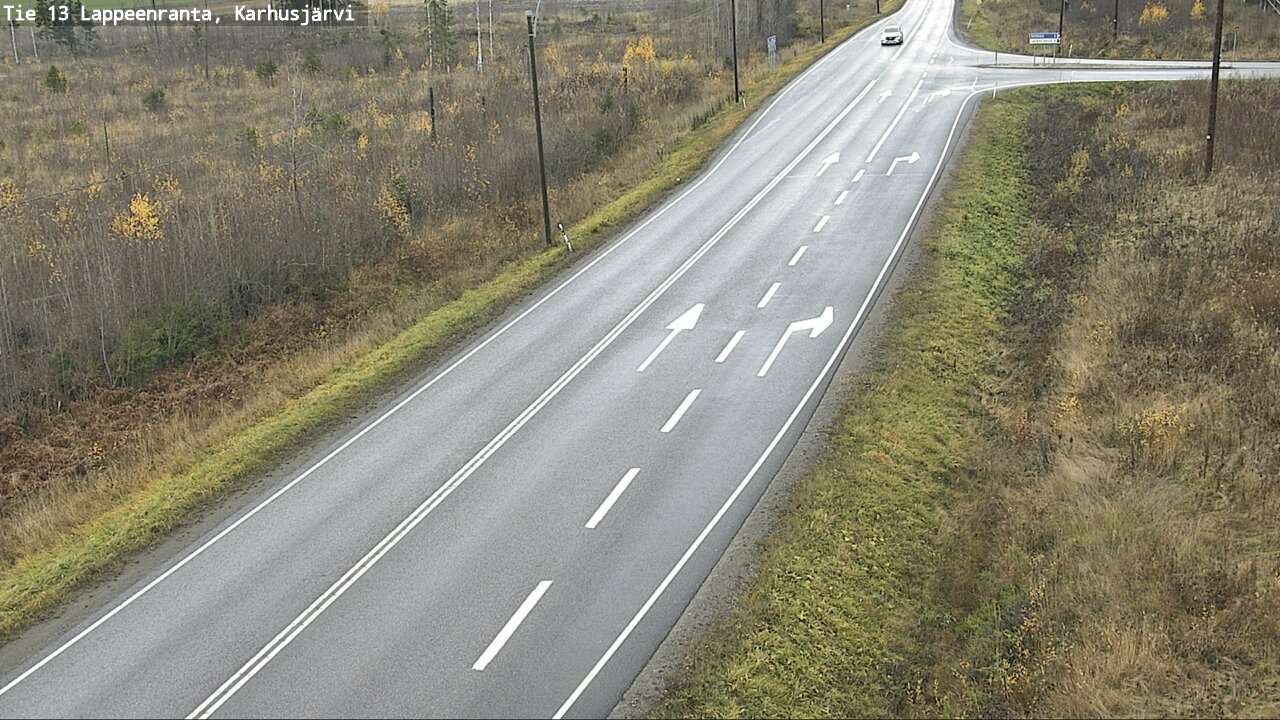 Kelikamerat Kuva Tie 13 Karhusjärvi, Lappeenranta, Etelä-Karjala