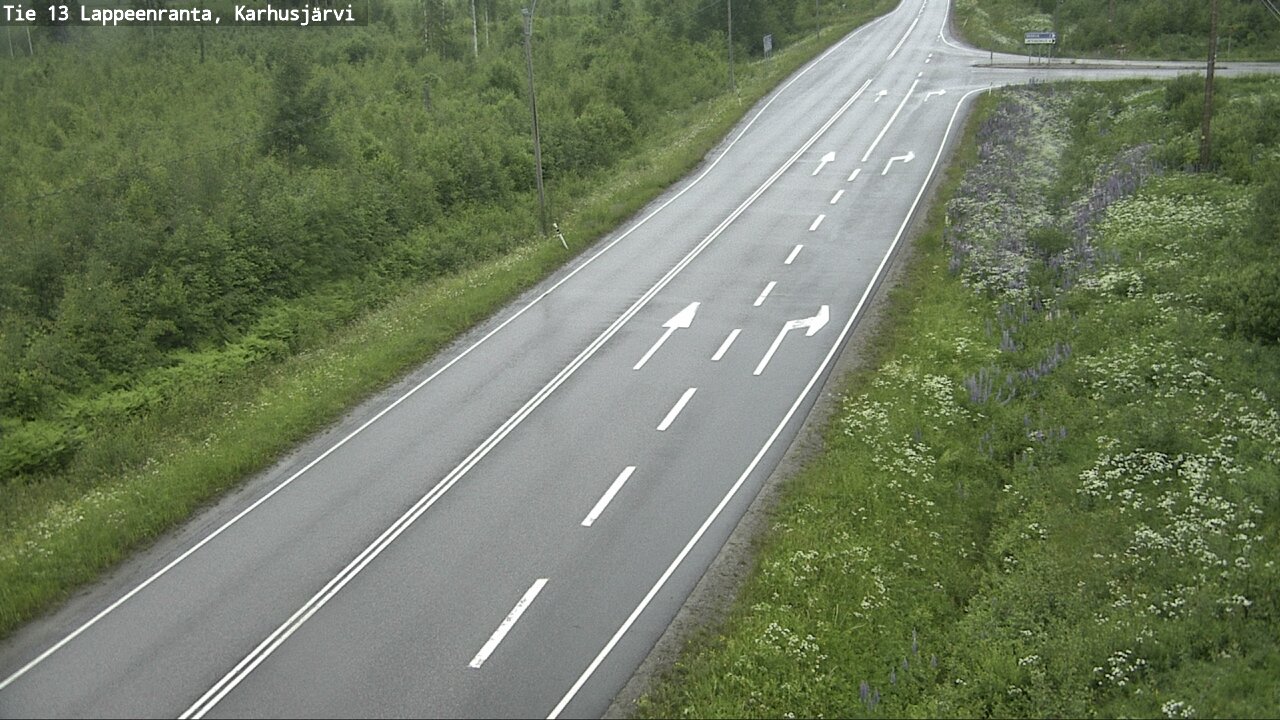 Kelikamerat Kuva Tie 13 Karhusjärvi, Lappeenranta, Etelä-Karjala