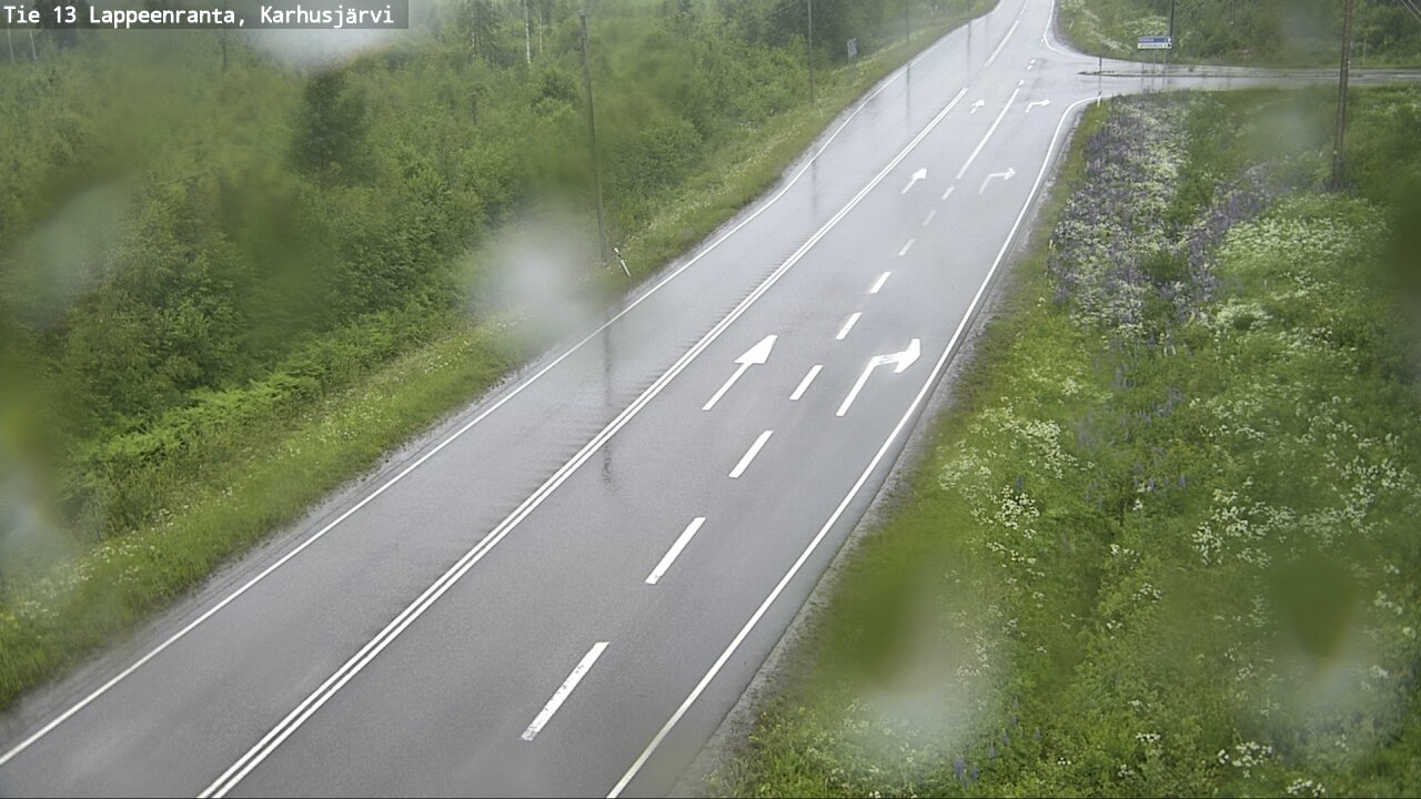 Kelikamerat Kuva Tie 13 Karhusjärvi, Lappeenranta, Etelä-Karjala