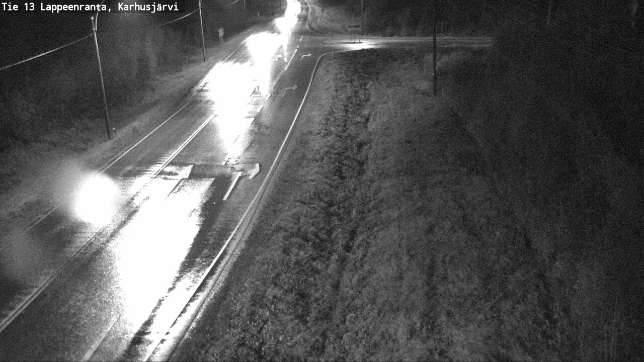 Weather Camera Image Road 13 Karhusjärvi, Lappeenranta, Etelä-Karjala