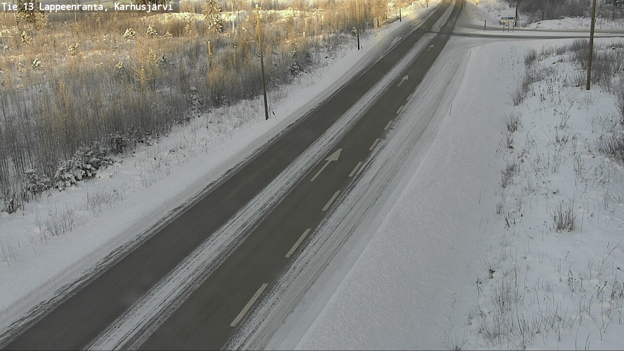 Weather Camera Image Road 13 Karhusjärvi, Lappeenranta, Etelä-Karjala