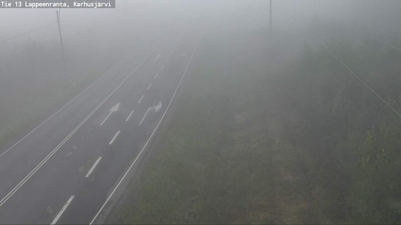 Weather Camera Image Road 13 Karhusjärvi, Lappeenranta, Etelä-Karjala