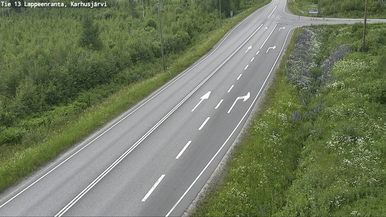 Kelikamerat Kuva Tie 13 Karhusjärvi, Lappeenranta, Etelä-Karjala