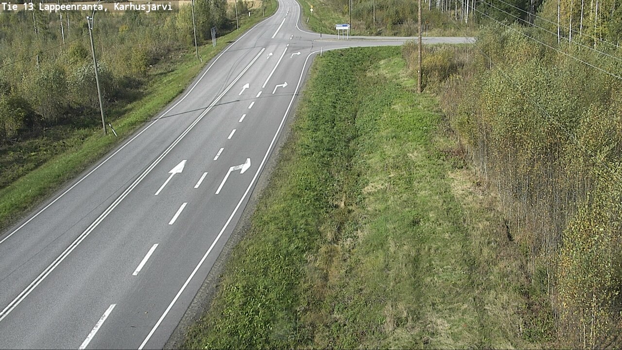 Kelikamerat Kuva Tie 13 Karhusjärvi, Lappeenranta, Etelä-Karjala