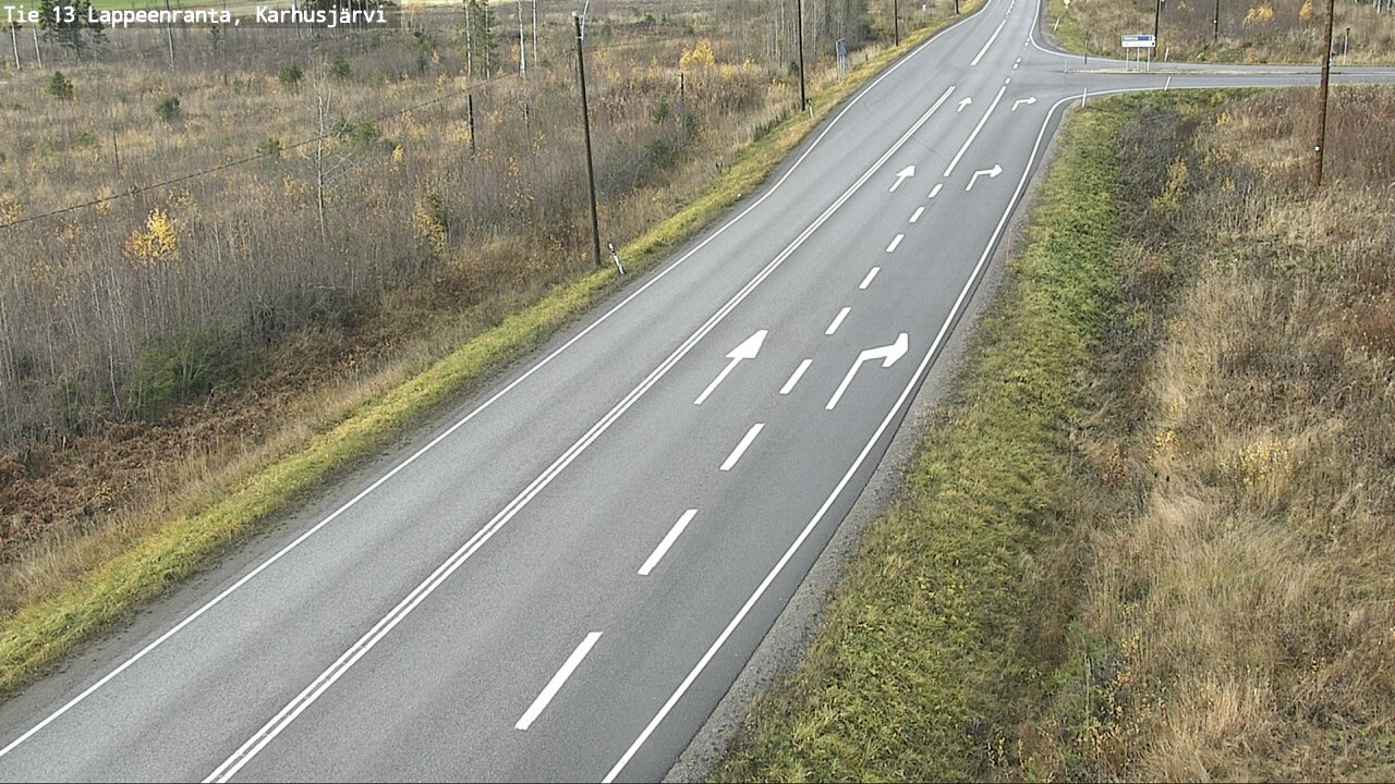 Kelikamerat Kuva Tie 13 Karhusjärvi, Lappeenranta, Etelä-Karjala