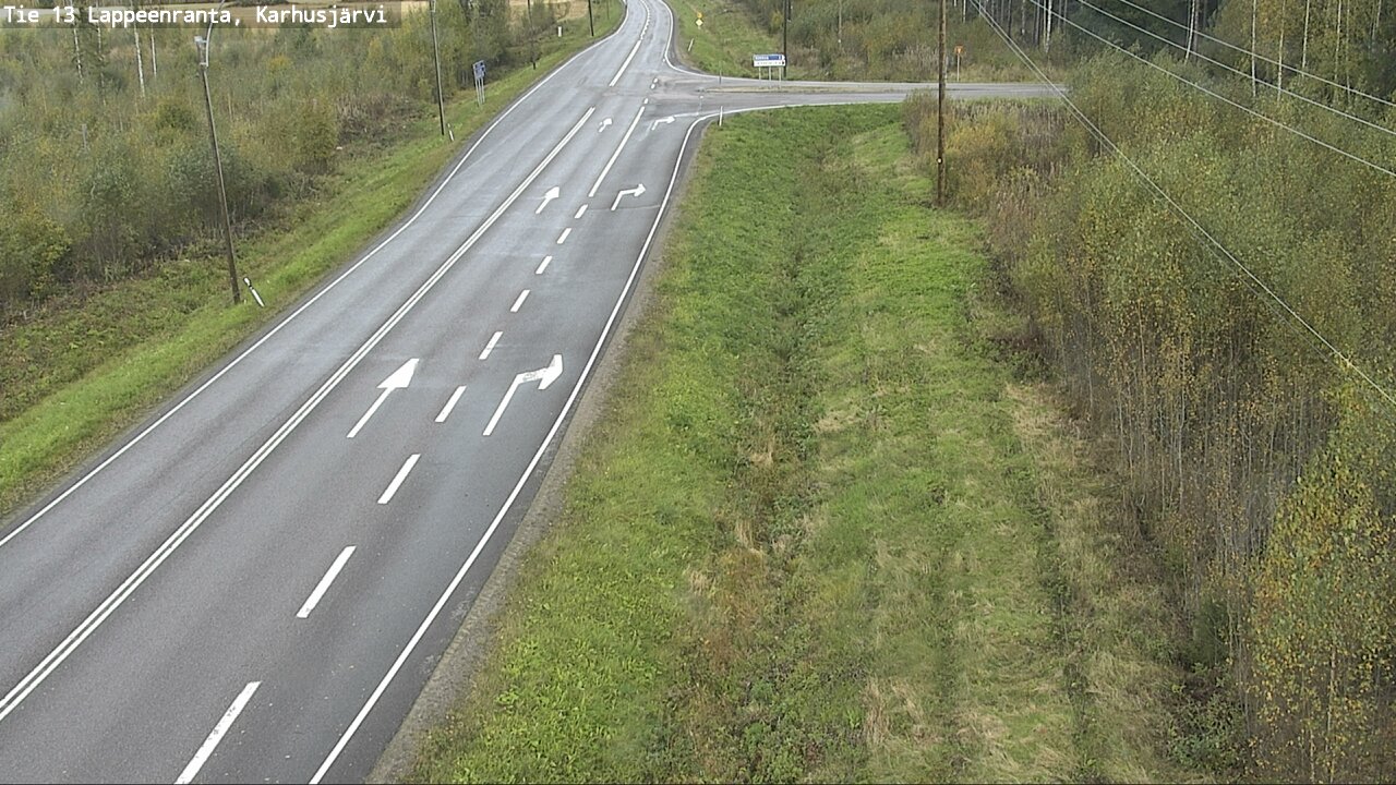 Kelikamerat Kuva Tie 13 Karhusjärvi, Lappeenranta, Etelä-Karjala