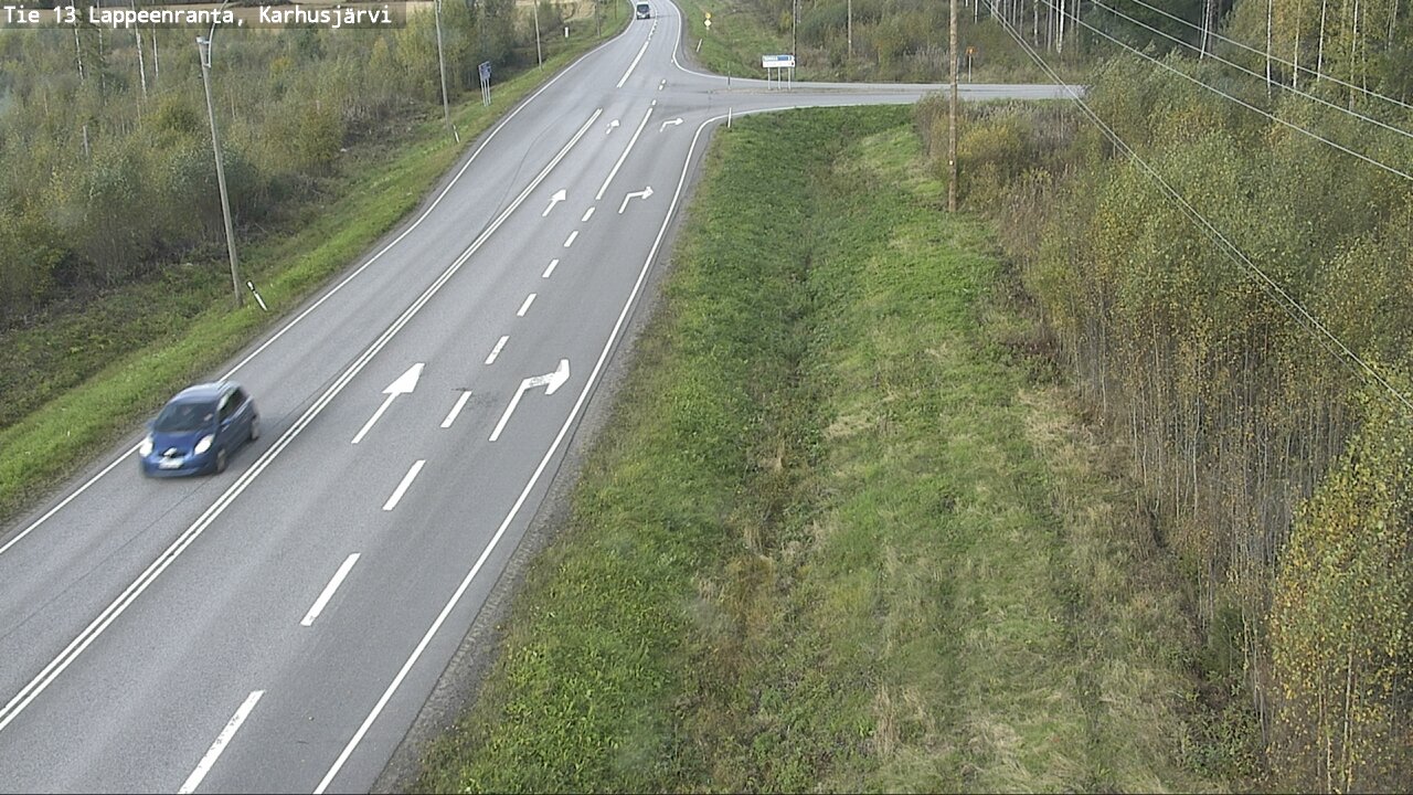 Kelikamerat Kuva Tie 13 Karhusjärvi, Lappeenranta, Etelä-Karjala