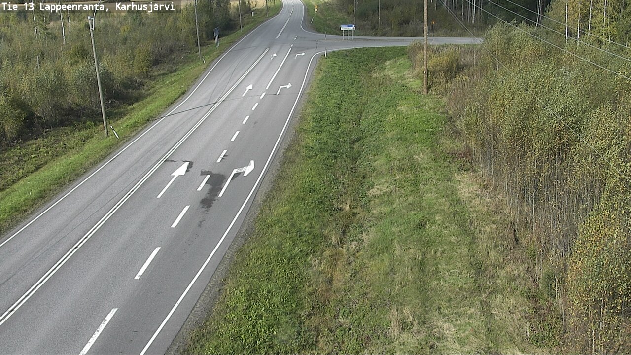 Kelikamerat Kuva Tie 13 Karhusjärvi, Lappeenranta, Etelä-Karjala