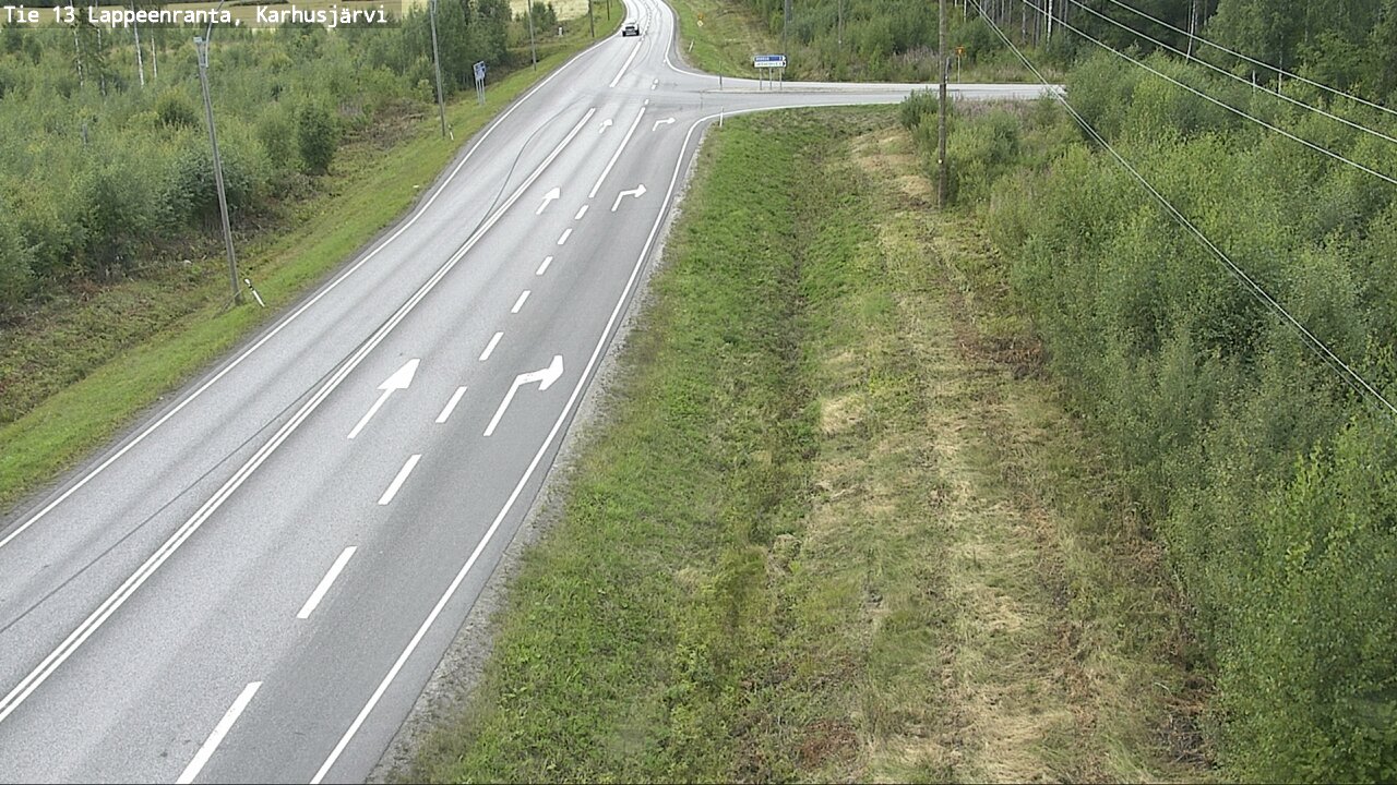Kelikamerat Kuva Tie 13 Karhusjärvi, Lappeenranta, Etelä-Karjala