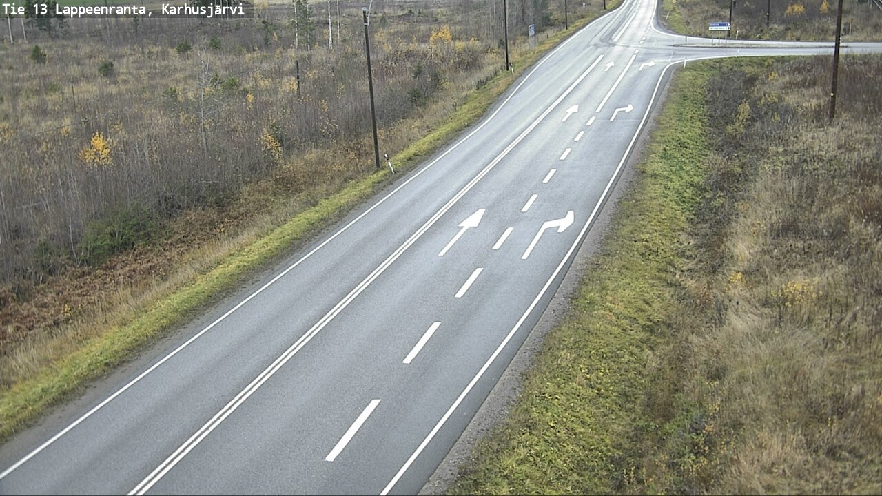 Kelikamerat Kuva Tie 13 Karhusjärvi, Lappeenranta, Etelä-Karjala