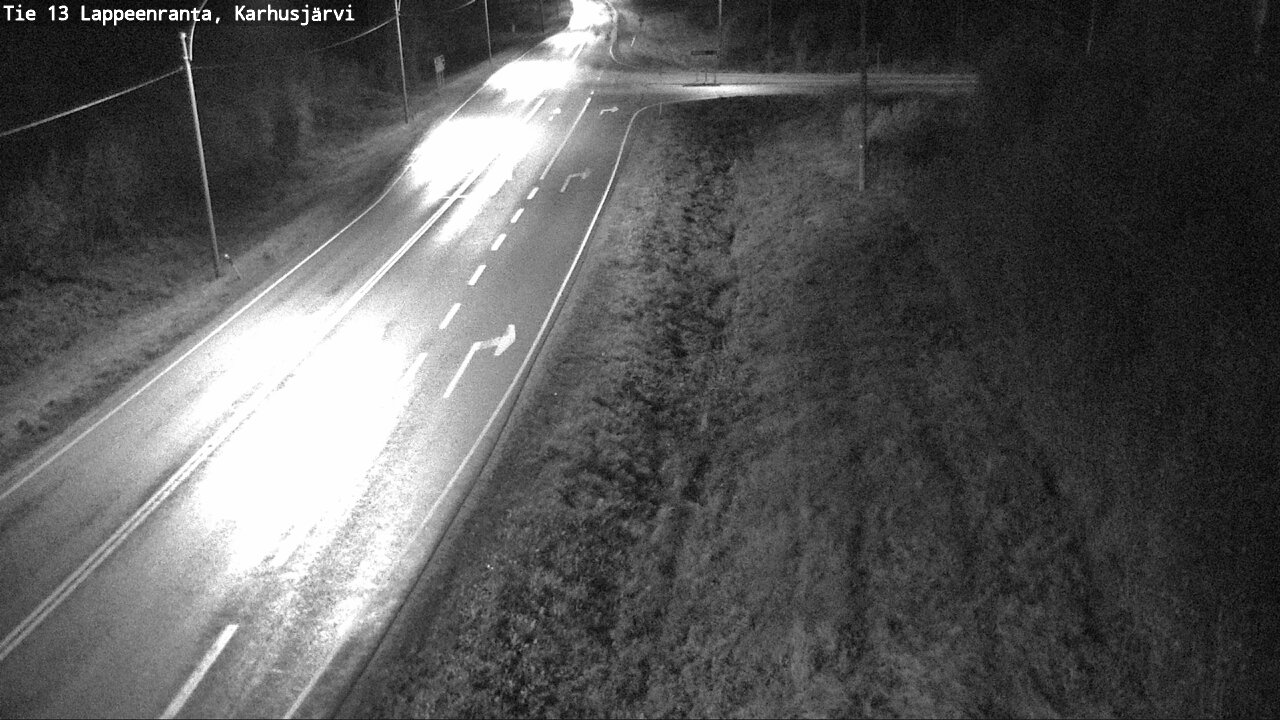 Weather Camera Image Road 13 Karhusjärvi, Lappeenranta, Etelä-Karjala