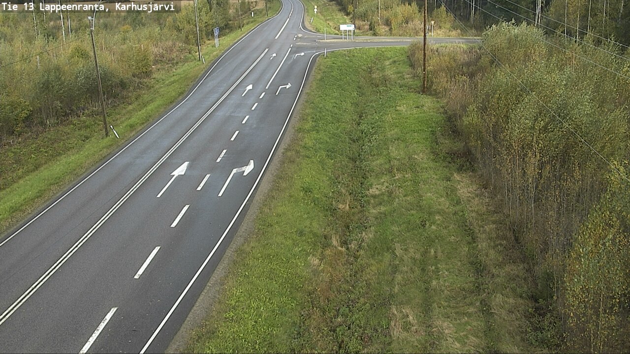 Kelikamerat Kuva Tie 13 Karhusjärvi, Lappeenranta, Etelä-Karjala