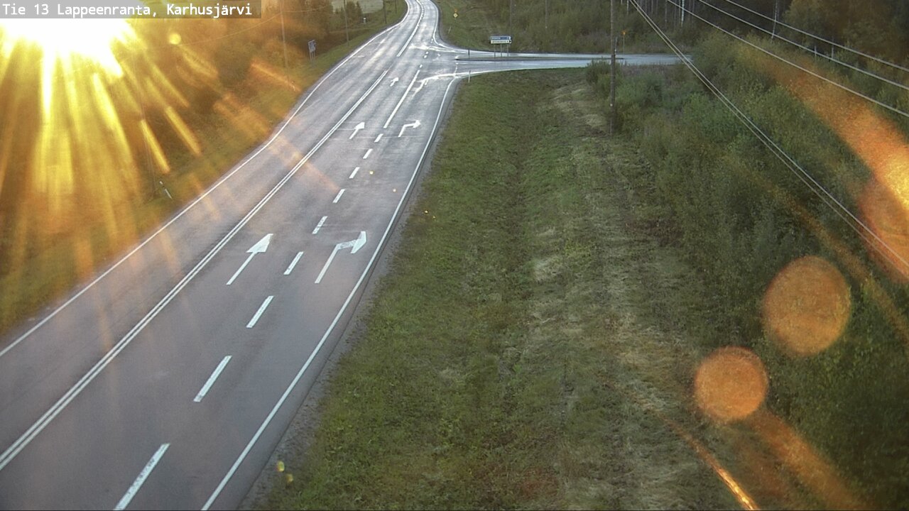 Kelikamerat Kuva Tie 13 Karhusjärvi, Lappeenranta, Etelä-Karjala