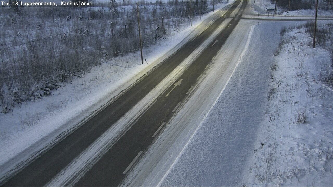 Weather Camera Image Road 13 Karhusjärvi, Lappeenranta, Etelä-Karjala