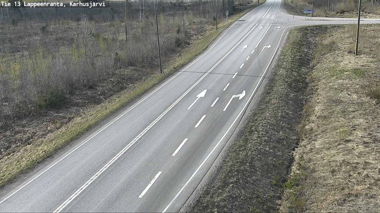 Kelikamerat Kuva Tie 13 Karhusjärvi, Lappeenranta, Etelä-Karjala