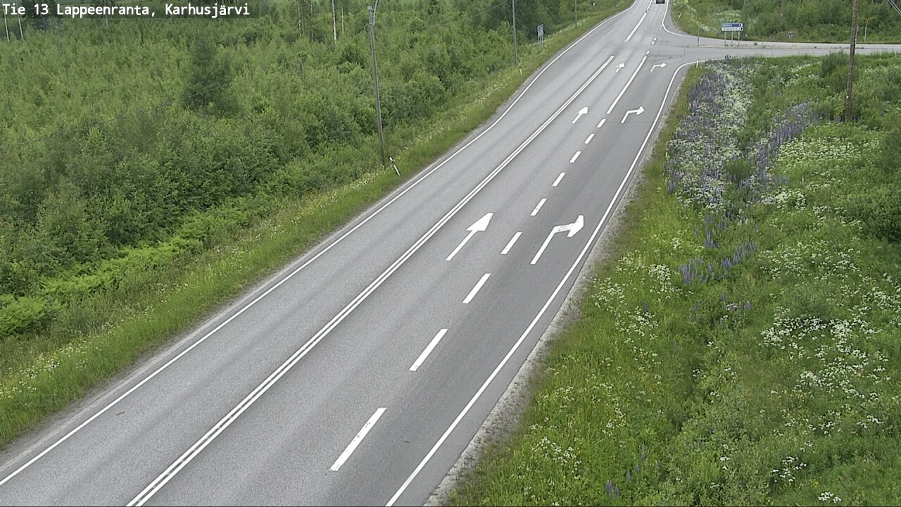 Kelikamerat Kuva Tie 13 Karhusjärvi, Lappeenranta, Etelä-Karjala