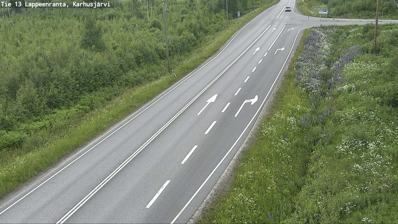 Kelikamerat Kuva Tie 13 Karhusjärvi, Lappeenranta, Etelä-Karjala