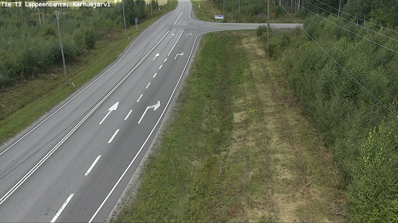 Kelikamerat Kuva Tie 13 Karhusjärvi, Lappeenranta, Etelä-Karjala