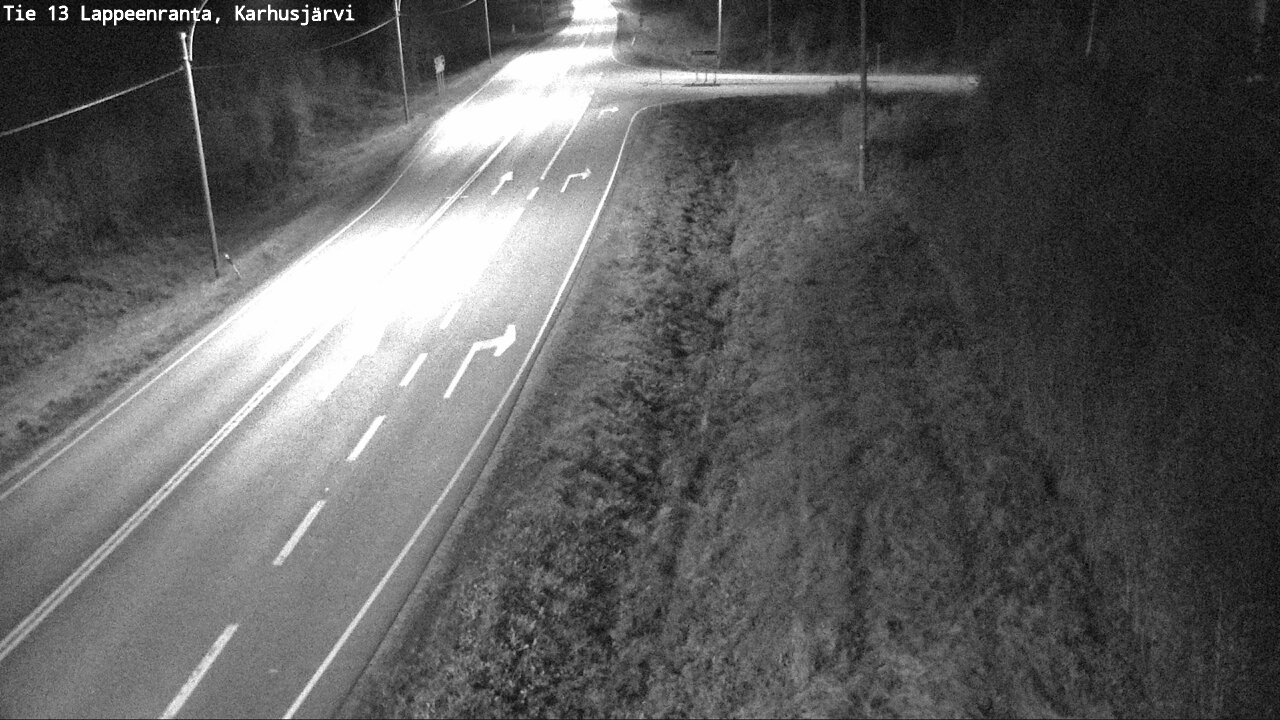 Weather Camera Image Road 13 Karhusjärvi, Lappeenranta, Etelä-Karjala