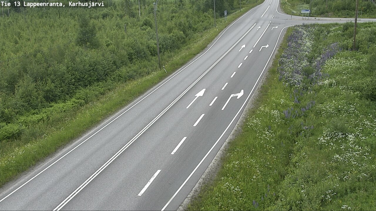 Kelikamerat Kuva Tie 13 Karhusjärvi, Lappeenranta, Etelä-Karjala