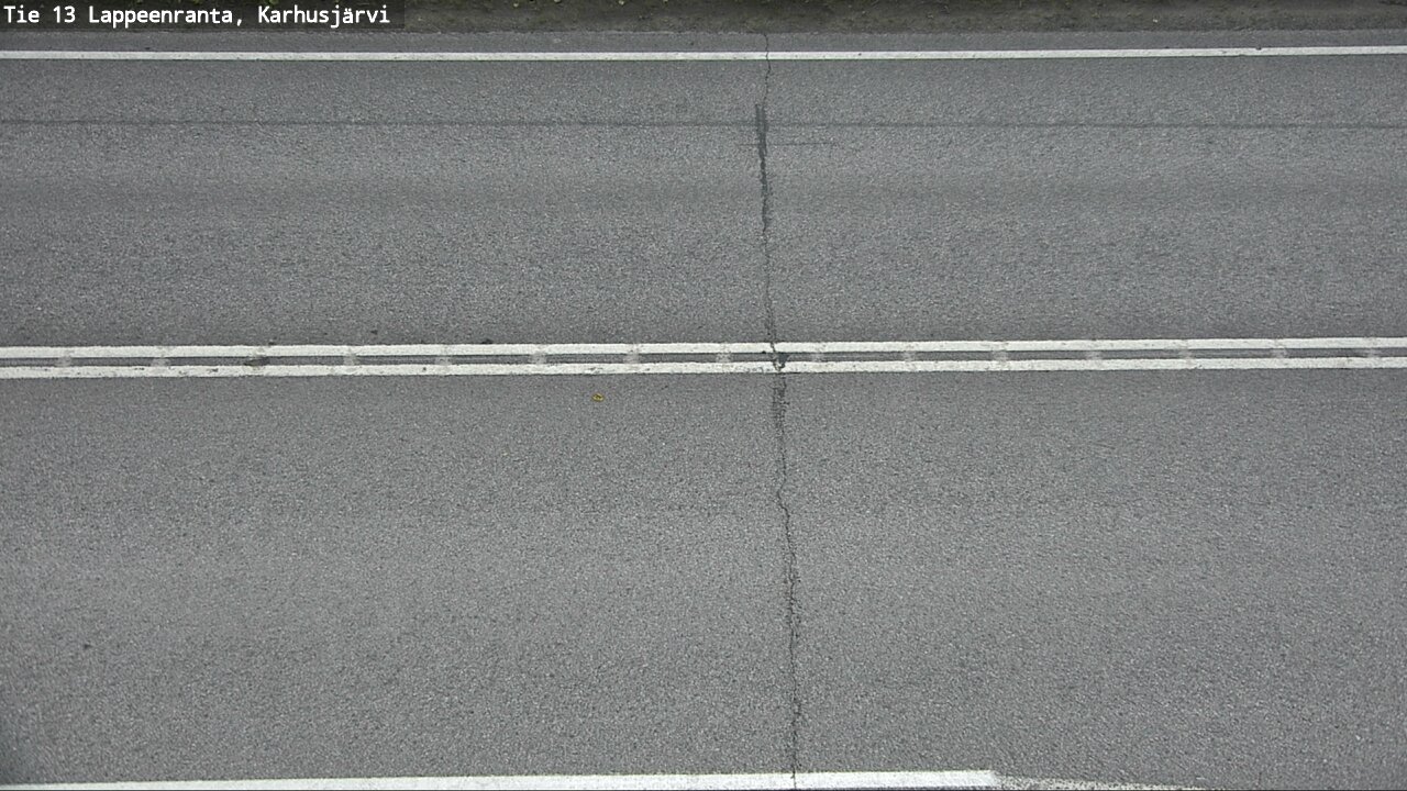 Weather Camera Image Väg 13 Karhusjärvi, Lappeenranta, Etelä-Karjala