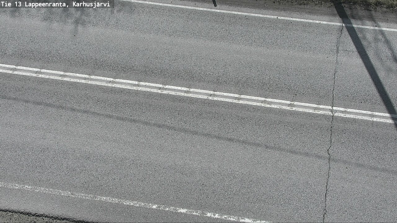 Weather Camera Image Väg 13 Karhusjärvi, Lappeenranta, Etelä-Karjala