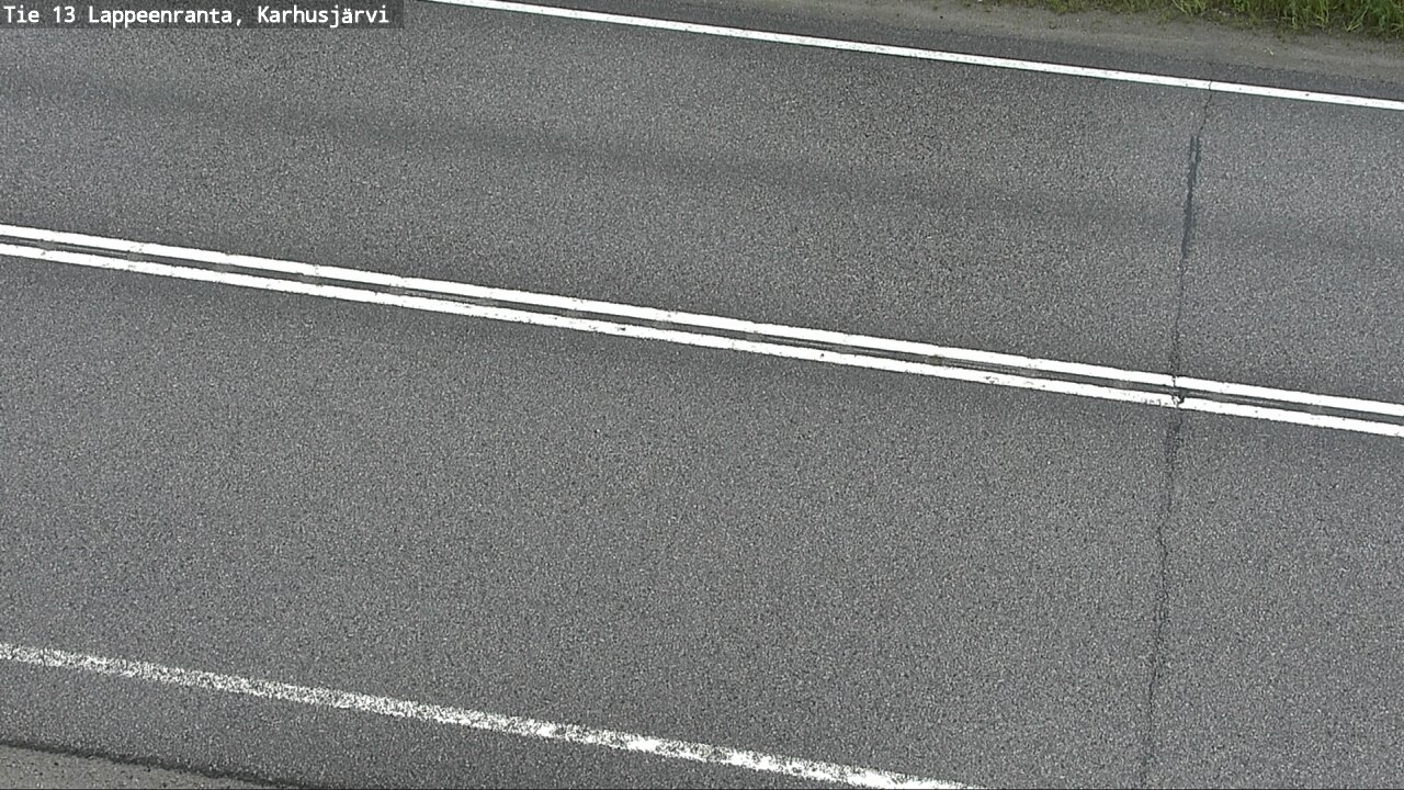 Weather Camera Image Väg 13 Karhusjärvi, Lappeenranta, Etelä-Karjala