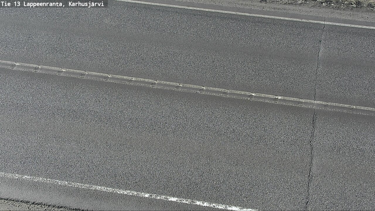 Weather Camera Image Väg 13 Karhusjärvi, Lappeenranta, Etelä-Karjala