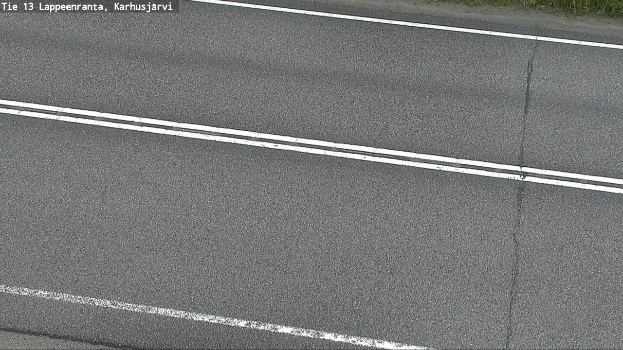 Weather Camera Image Väg 13 Karhusjärvi, Lappeenranta, Etelä-Karjala