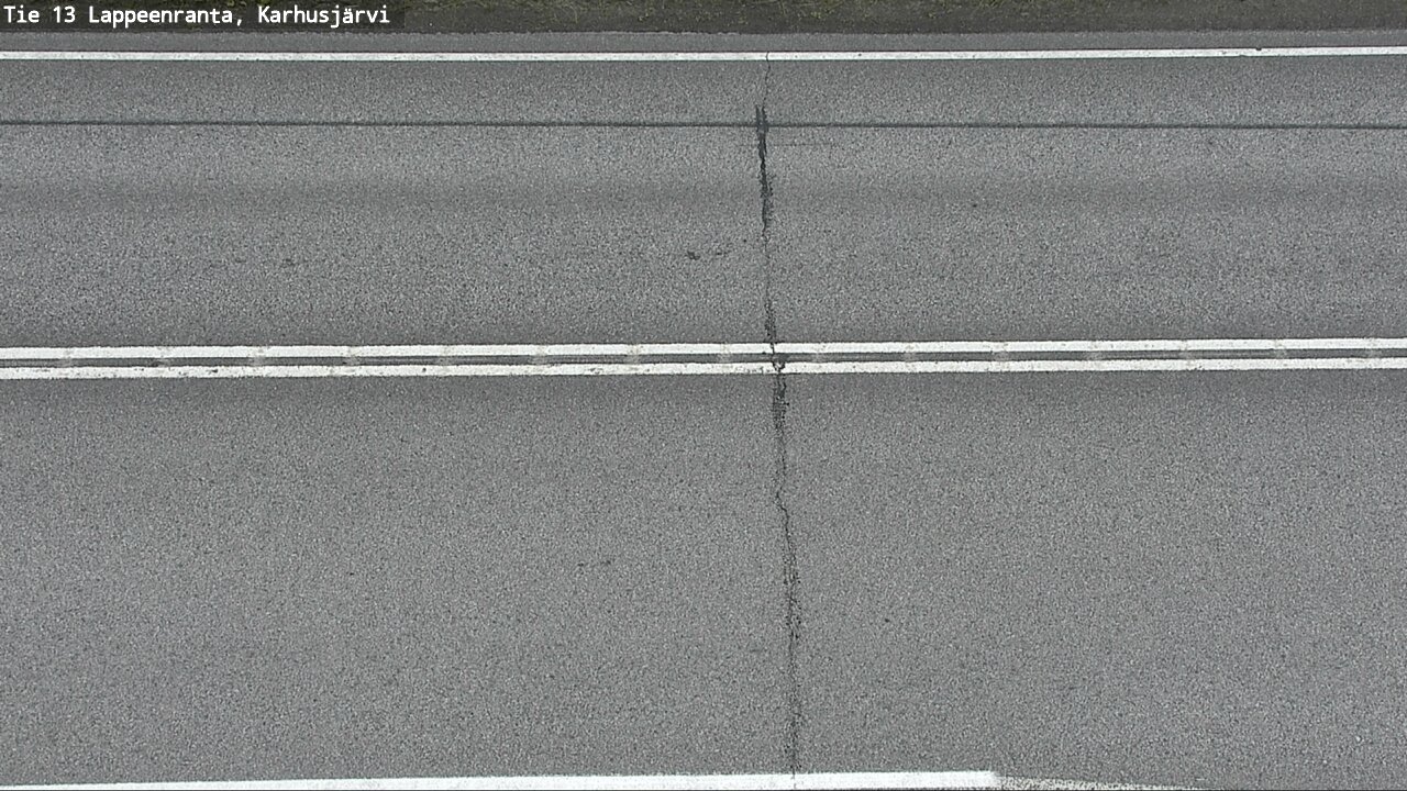 Weather Camera Image Väg 13 Karhusjärvi, Lappeenranta, Etelä-Karjala