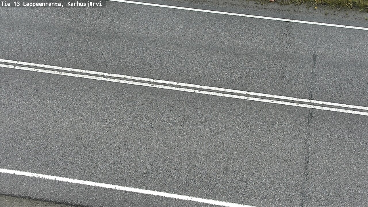 Weather Camera Image Väg 13 Karhusjärvi, Lappeenranta, Etelä-Karjala