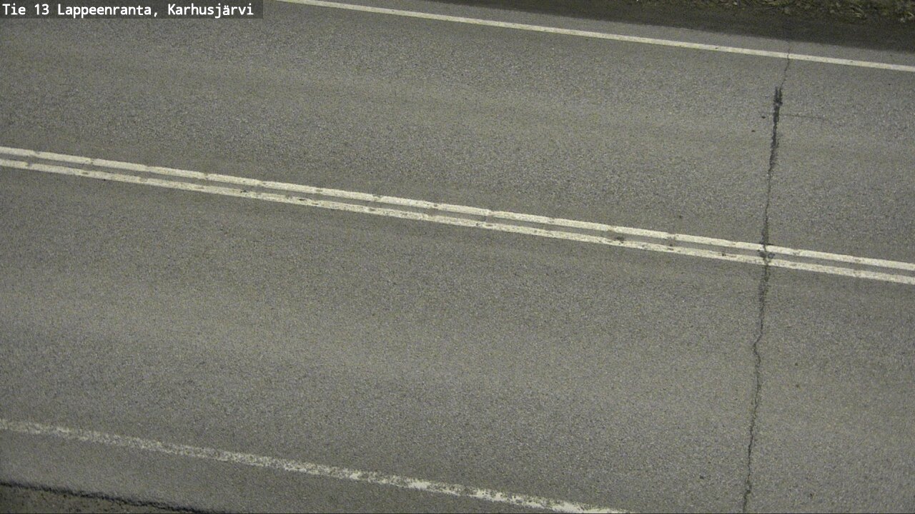 Weather Camera Image Väg 13 Karhusjärvi, Lappeenranta, Etelä-Karjala