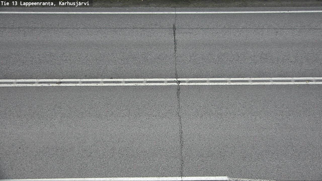 Weather Camera Image Väg 13 Karhusjärvi, Lappeenranta, Etelä-Karjala